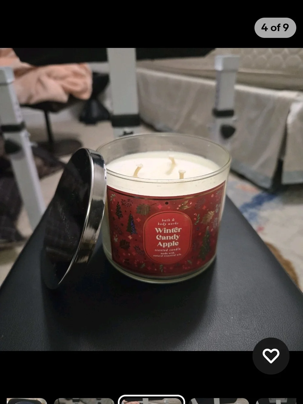 MEGA 7-Pc BBW Christmas Candle Lot: TO ALL A GOODNIGHT + FELIZ NAVIDAD Glass